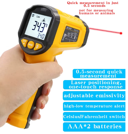 Thermomètre HYTAIS infrarouge sans Contact TS380