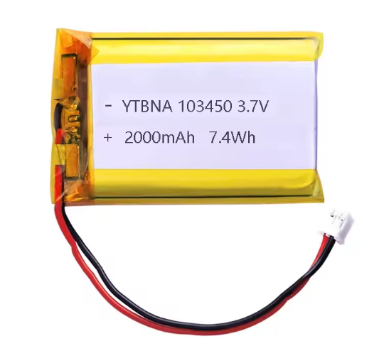 Batterie Rechargeable LiPo 103450 3.7V 2000mAh