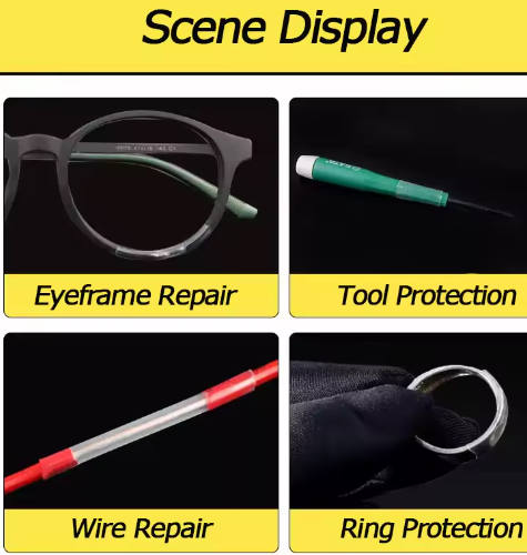 Gaine Tube thermorétractable transparent - 1mètre