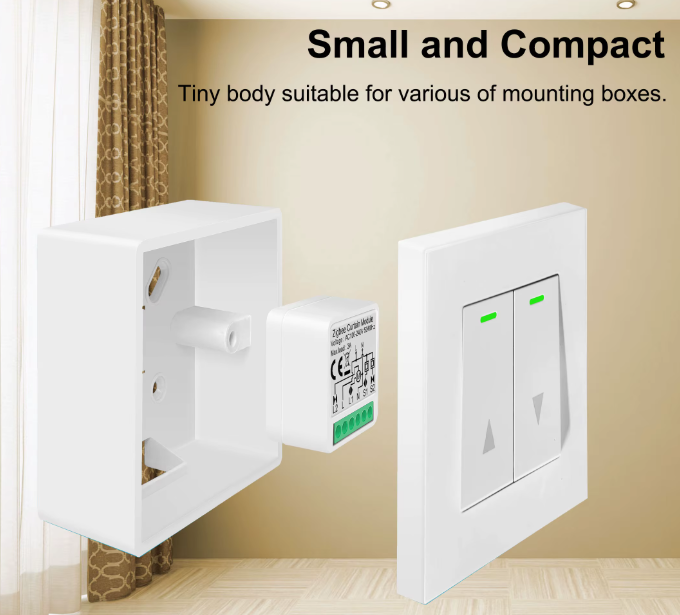 Commutateur intelligent avec ZigBee - Contôle Volets et Rideaux