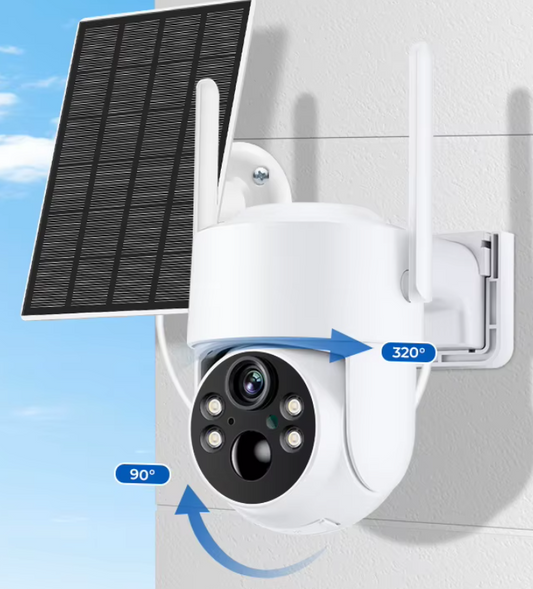 Caméra de Surveillance Solaire PTZ 4MP WIFI