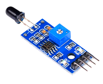 Capteur de flamme avec récepteur IR