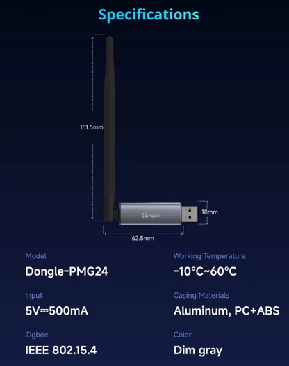 Sonoff Dongle Plus MG24 – Zigbee2MQTT