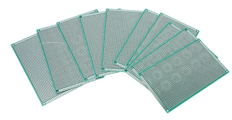 Prototype de circuit imprimé PCB double face 9*15cm