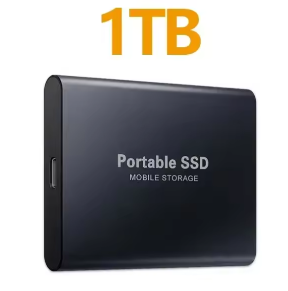 Disque Dur Externe SSD Portable Type-C Haute Vitesse 1TB