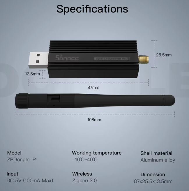 SONOFF Zigbee 3.0 USB Dongle Plus