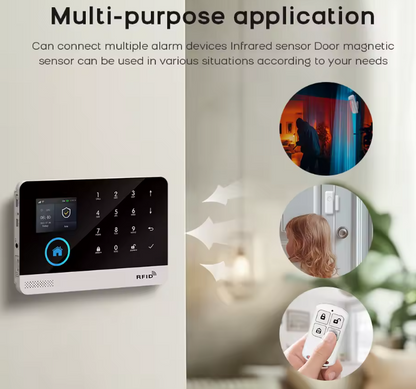 Système d'Alarme Intelligent PGST 4G & WiFi – Pack Sécurité Complet Tuya