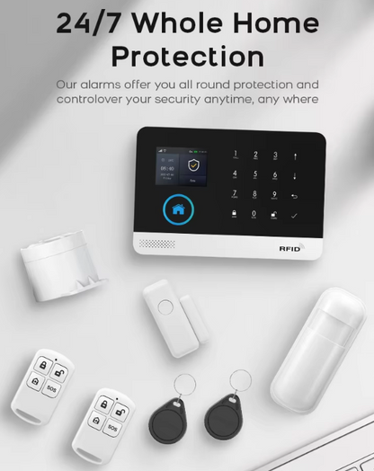 Système d'Alarme Intelligent PGST 4G & WiFi – Pack Sécurité Complet Tuya