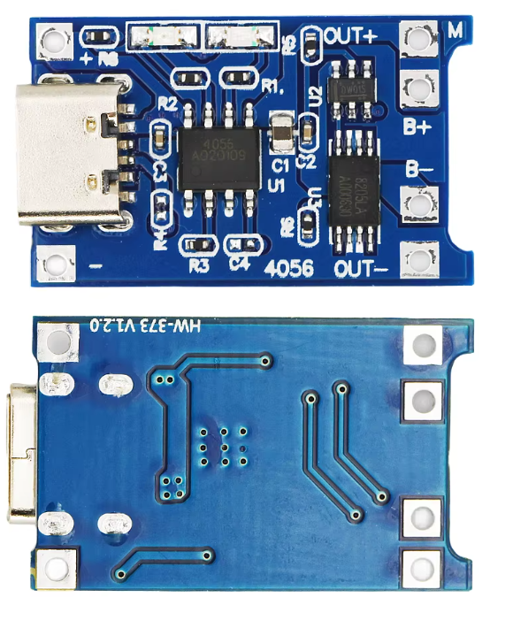 Module de Charge TP4056 – 5V / 1A – USB-C