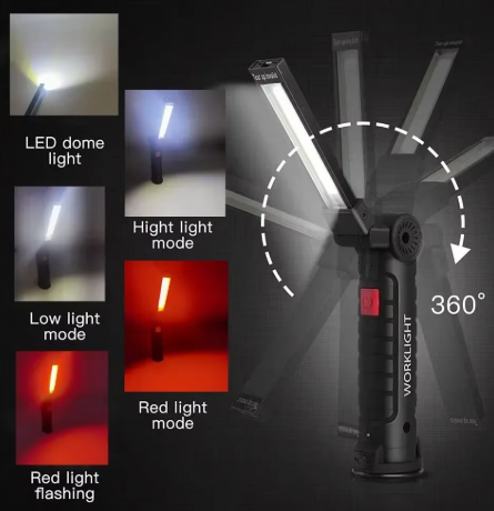 Lampe de travail portable à LED