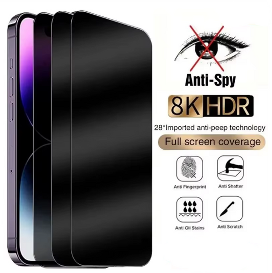 Verre Anti-espion pour iPhone 17 Pro Max
