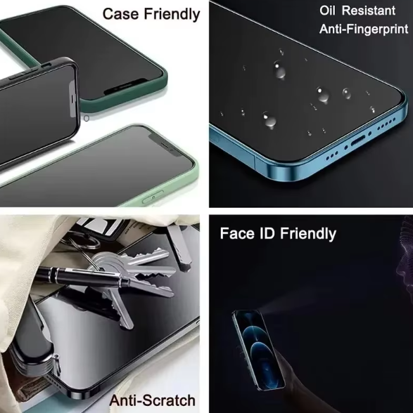 Verre Anti-espion pour iPhone 17 Pro Max