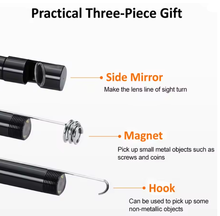 Caméra Endoscope Type-C 7.0 mm IP67 - pour Android