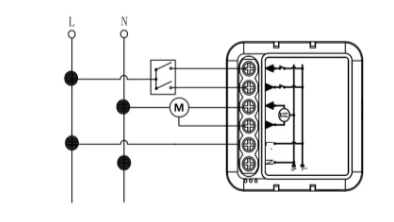 Commutateur Intelligent avec WiFi - Contrôle Volets et Rideaux