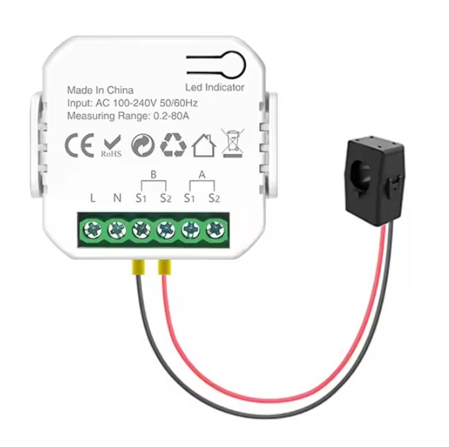 Compteur d'énergie Intelligent Tuya Wifi