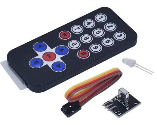 Kit Télécommande Infrarouge (IR) + Récepteur + LED
