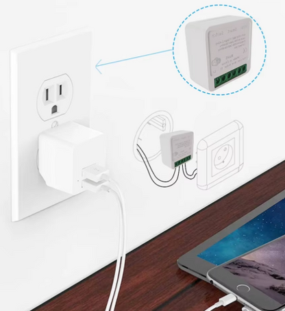 Mini interrupteur intelligent sans fil avec WiFi