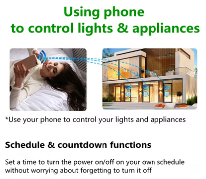 Mini interrupteur intelligent sans fil avec WiFi