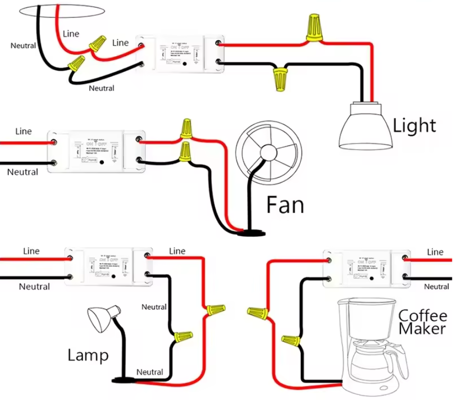 Vanne à bille motorisée DN40 1-1/2" avec interrupteur Intelligent Wi-Fi Tuya 10A