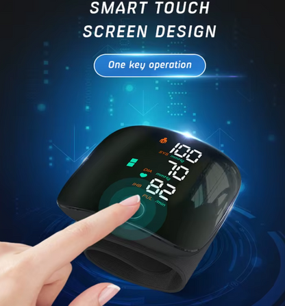 Tensiomètre Numérique au Poignet – Haute Précision & Rechargeable