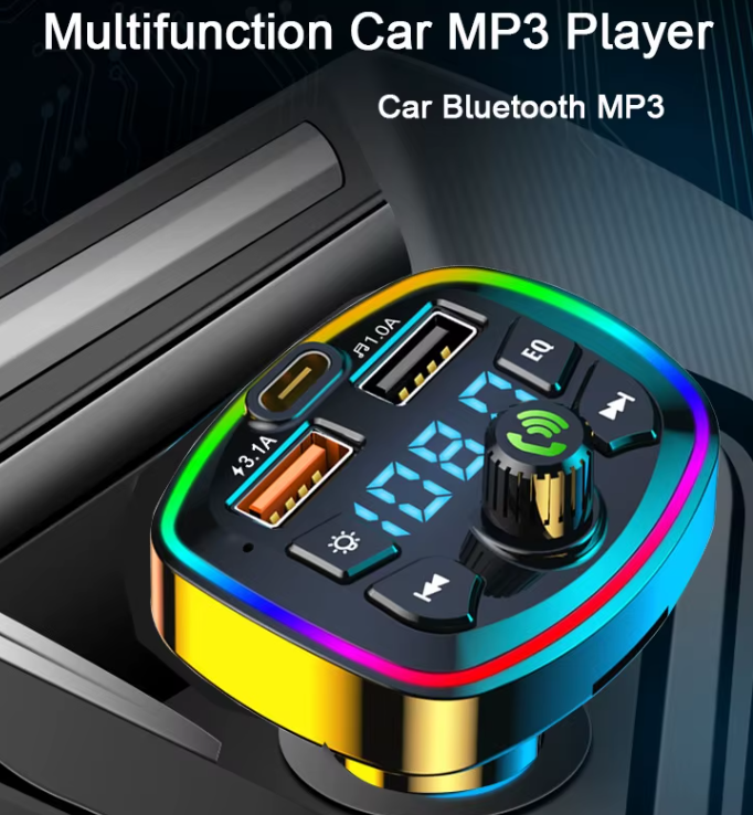 Transmetteur FM Bluetooth 5.0 pour voiture - double USB - chargeur rapide