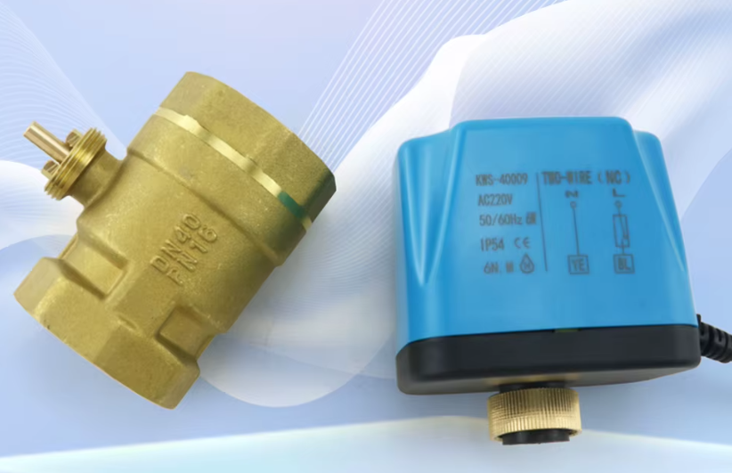 Vanne à bille motorisée DN40 1-1/2" avec interrupteur Intelligent Wi-Fi Tuya 10A