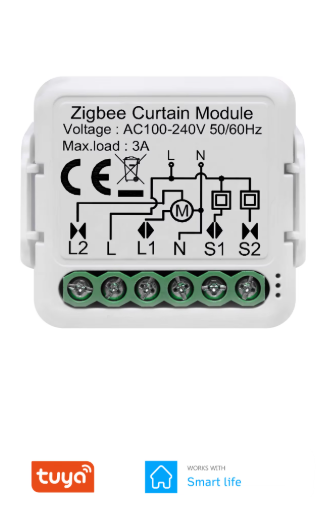 Commutateur intelligent avec ZigBee - Contôle Volets et Rideaux